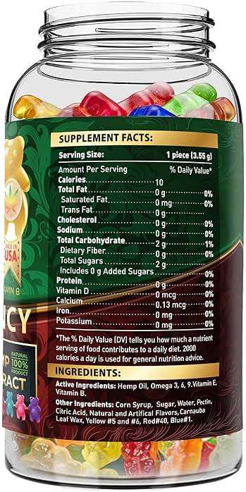 WELLUTION Hemp Gummies – High Potency 1,500,000 MCG – Natural Fruity Bear for Relaxation and Peace - Fast-Acting - Gluten Free - 60ct - Image 2