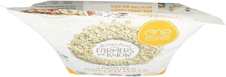One Degree Organic Foods Organic Sprouted Rolled Oats, 45 OZ - Image 3