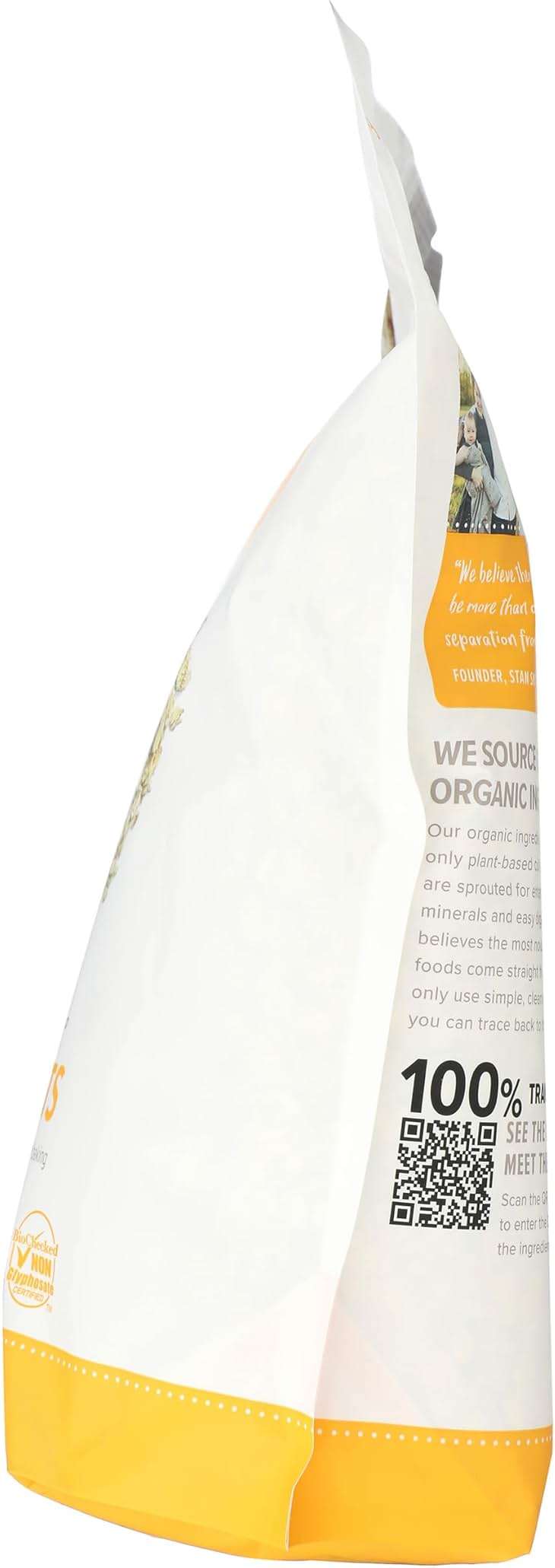 One Degree Organic Foods Organic Sprouted Rolled Oats, 45 OZ - Image 5