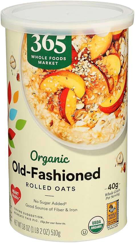 365 by Whole Foods Market, Organic Old Fashioned Rolled Oats, 18 Ounce - Image 3