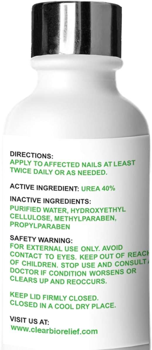 Urea Nail Gel - Softens Cracked Heel Calluses & Thick Toenails - Repairs Damaged, Yellow, Discolored Nails – Highly Effective & Quick-Dry Fingernails & Toenail Treatment (Urea 40%) - Image 9