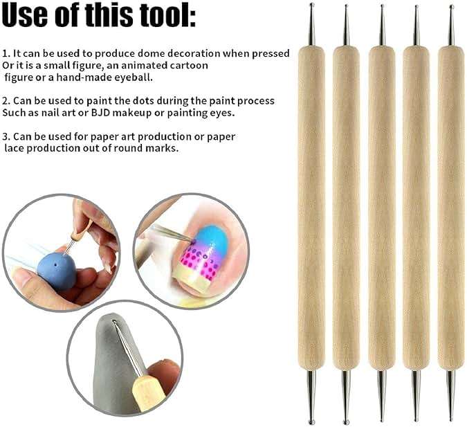 Augernis Pottery Sculpting Tools 32PCS Ceramic Clay Carving Tools Set for Beginners Expert Art Crafts Kid's After School Pottery Classes Club Children Students - Image 6