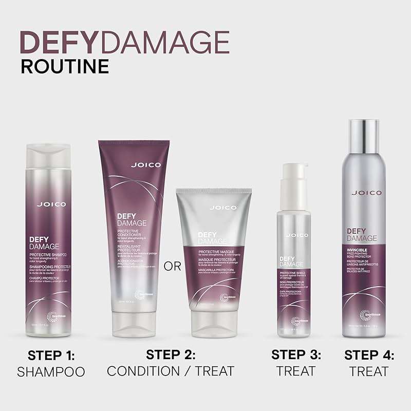 Joico Defy Damage Protective Conditioner | For Color-Treated Hair | Strengthen Bonds & Preserve Hair Color | With Moringa Seed Oil & Arginine - Image 6