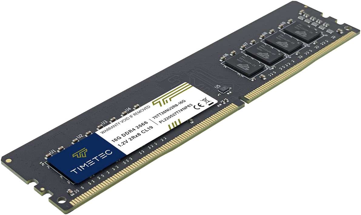 Timetec 32GB KIT (2x16GB) DDR4 2666MHz (PC4-2666V) PC4-21300 UDIMM Desktop RAM – 288-Pin 1.2V CL19 Non-ECC Unbuffered DIMM Memory Module Upgrade - Image 8