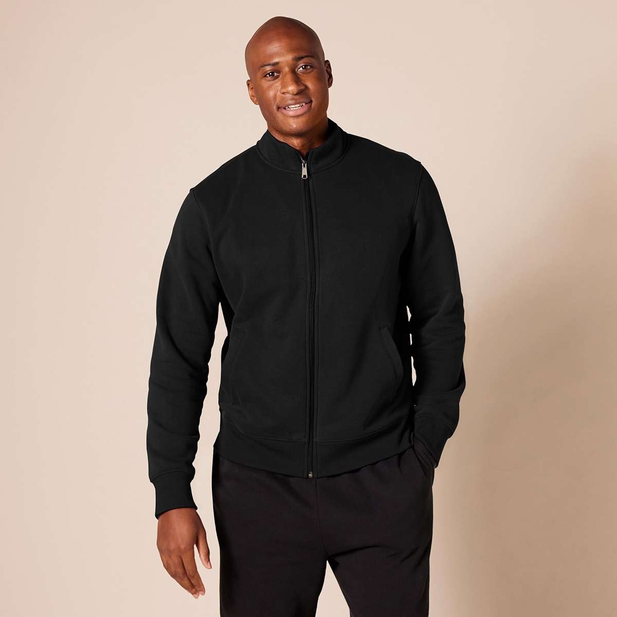 Amazon Essentials Men's Fleece Zip Up Mock Neck Sweatshirt, Midweight, Regular Fit - Image 6