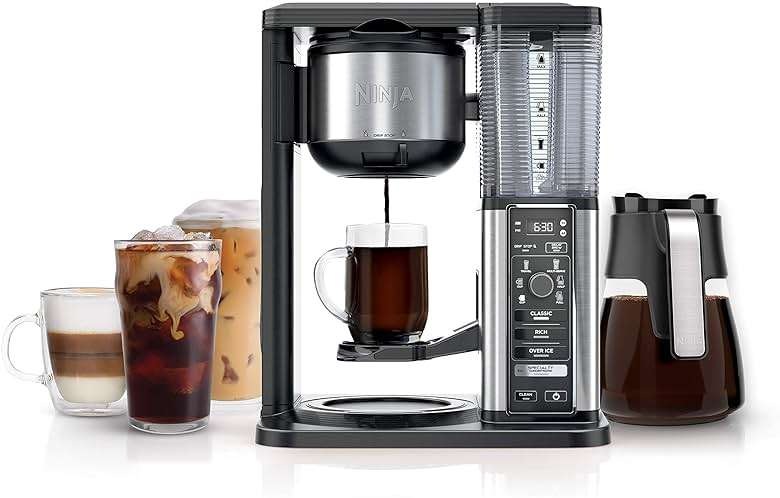 Ninja Specialty Coffee Maker | Includes 10-Cup Carafe, Fold-Away Frother, Permanent Filter & Removable, Dishwasher Safe Reservoir | 6 Brew Styles, 8 Cup to Travel Mug to Pot Sizes | Black | CM401 - Image 1