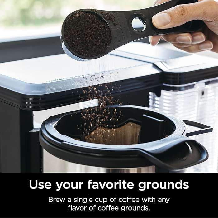 Ninja Specialty Coffee Maker | Includes 10-Cup Carafe, Fold-Away Frother, Permanent Filter & Removable, Dishwasher Safe Reservoir | 6 Brew Styles, 8 Cup to Travel Mug to Pot Sizes | Black | CM401 - Image 4