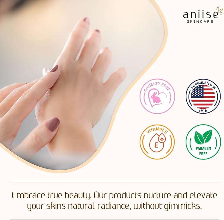 Aniise Wild Yam Hand Cream with Avocado Oil – Moisturizing & Hydrating Cream for Soft, Smooth, Youthful Hands – Fights Dryness – Vegan, Cruelty-Free – 4 fl oz (120 mL) - Image 2