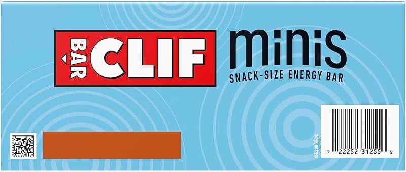 CLIF BAR Minis - Crunchy Peanut Butter - Made with Organic Oats - 5g Protein - Non-GMO - Plant Based - Snack-Size Energy Bars - 0.99 oz. (20 Pack) - Image 13