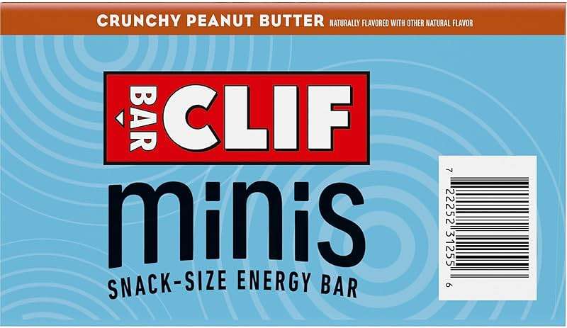 CLIF BAR Minis - Crunchy Peanut Butter - Made with Organic Oats - 5g Protein - Non-GMO - Plant Based - Snack-Size Energy Bars - 0.99 oz. (20 Pack) - Image 15