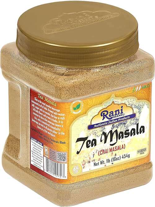 Rani Tea (Chai) Masala Indian Spice Blend 16oz (1lb) 454g Bulk PET Jar ~ All Natural | Vegan | Gluten Friendly | Salt & Sugar Free | NON-GMO | No Colors | Indian Origin - Image 5