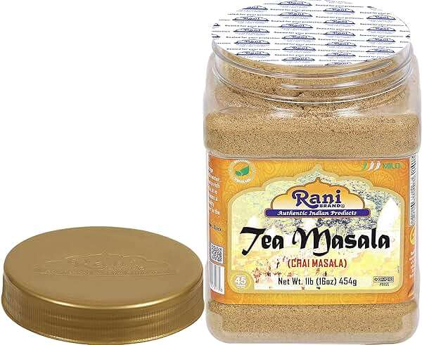 Rani Tea (Chai) Masala Indian Spice Blend 16oz (1lb) 454g Bulk PET Jar ~ All Natural | Vegan | Gluten Friendly | Salt & Sugar Free | NON-GMO | No Colors | Indian Origin - Image 6