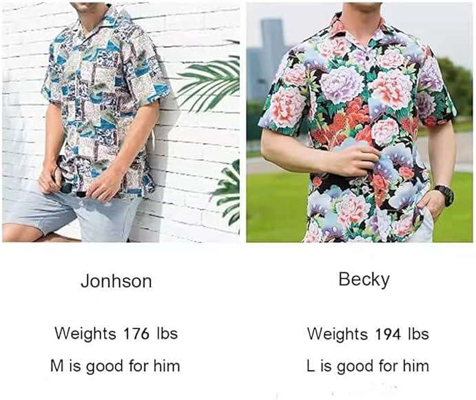 Tropical Storm Hawaiian Shirts for Men Short Sleeve Regular Fit Mens Floral Shirts - Image 5