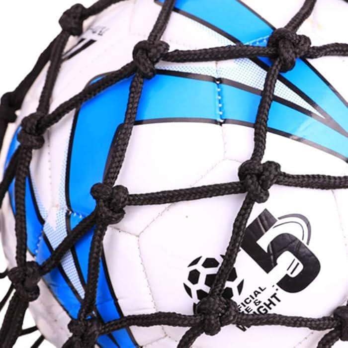 EastyGold Basketball Net Bag Soccer Football Mesh Storage Sports Ball Holder Nylon Carry Bag Durable Single Ball Carrier 2 Pack Black Fit Ball 3 4 5 - Image 4