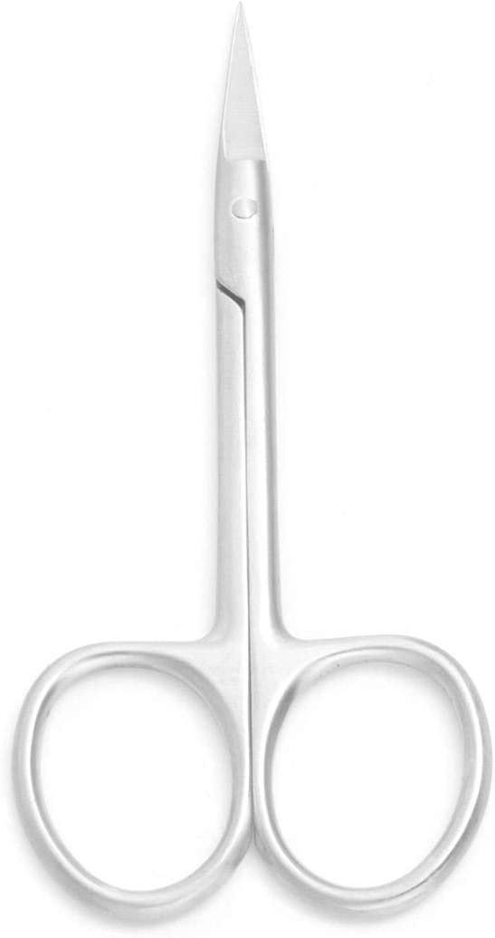 Motanar Cuticle Nail Scissors - Stainless Steel Precision Manicure Scissor - Extra Pointed Straight Curved Fingernail Scissor (Straight Piont) - Image 2