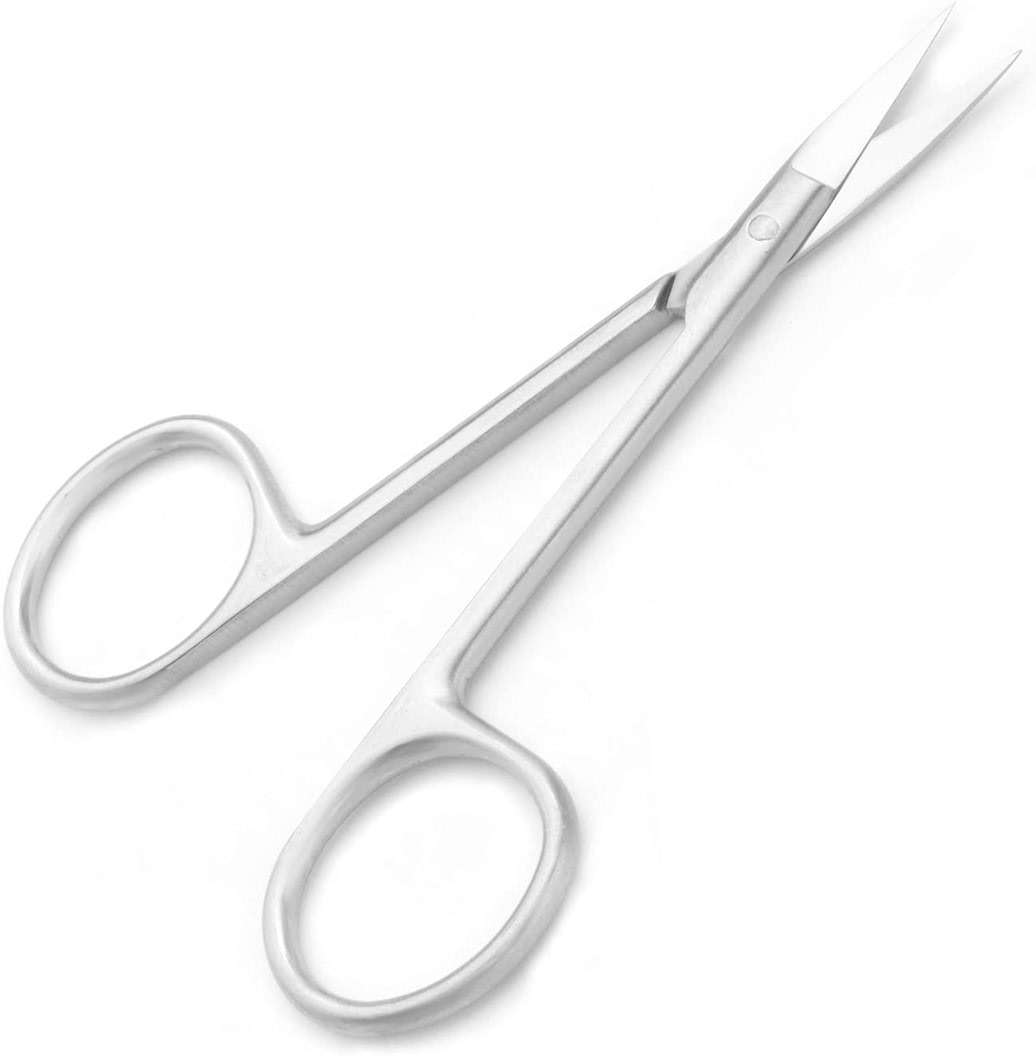 Motanar Cuticle Nail Scissors - Stainless Steel Precision Manicure Scissor - Extra Pointed Straight Curved Fingernail Scissor (Straight Piont) - Image 4