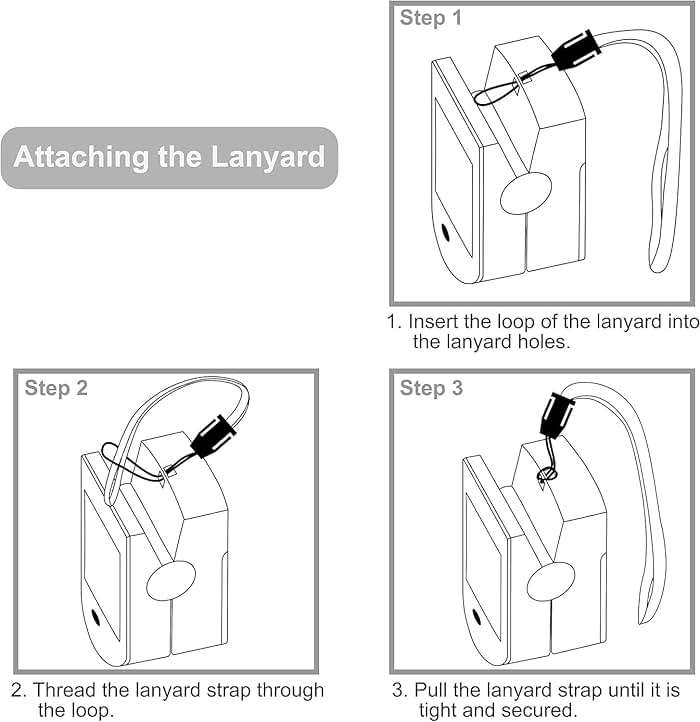 Zacurate Pro Series 500DL Fingertip Pulse Oximeter Blood Oxygen Saturation Monitor with Silicone Cover, Batteries and Lanyard (Royal Black) - Image 9