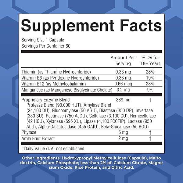 MARYRUTH'S Ultra Digestive Enzymes | Gut Health Supplement | Digestion & Immune Support | Occasional Gas & Bloating Relief | 12+ Enzymes | Amylase | Protease | Lactase | Lipase | Vegan | 60 Count - Image 2