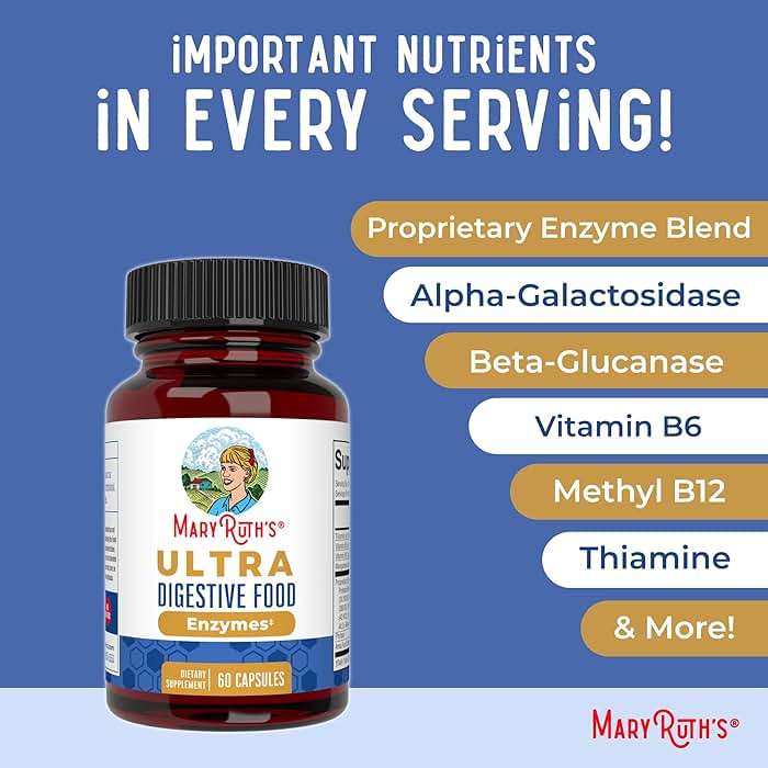 MARYRUTH'S Ultra Digestive Enzymes | Gut Health Supplement | Digestion & Immune Support | Occasional Gas & Bloating Relief | 12+ Enzymes | Amylase | Protease | Lactase | Lipase | Vegan | 60 Count - Image 7