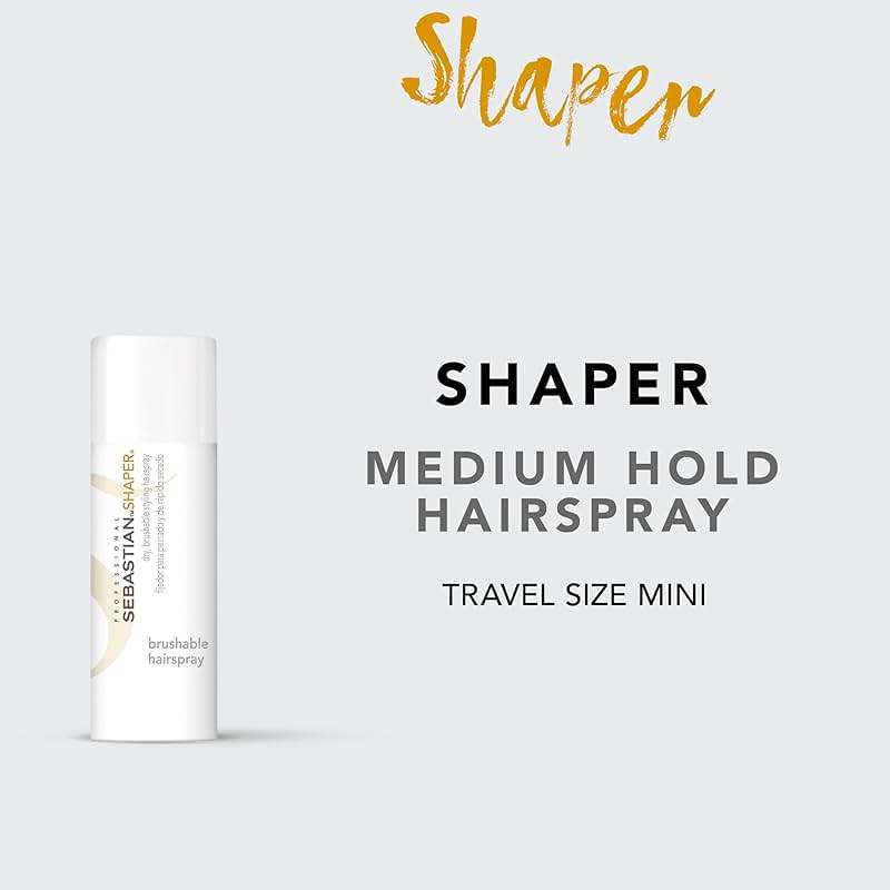 Sebastian Professional Shaper Hairspray, 50 VOC% | Flexible to Medium Hold | Brushable with Control | Packaging May Vary - Image 2