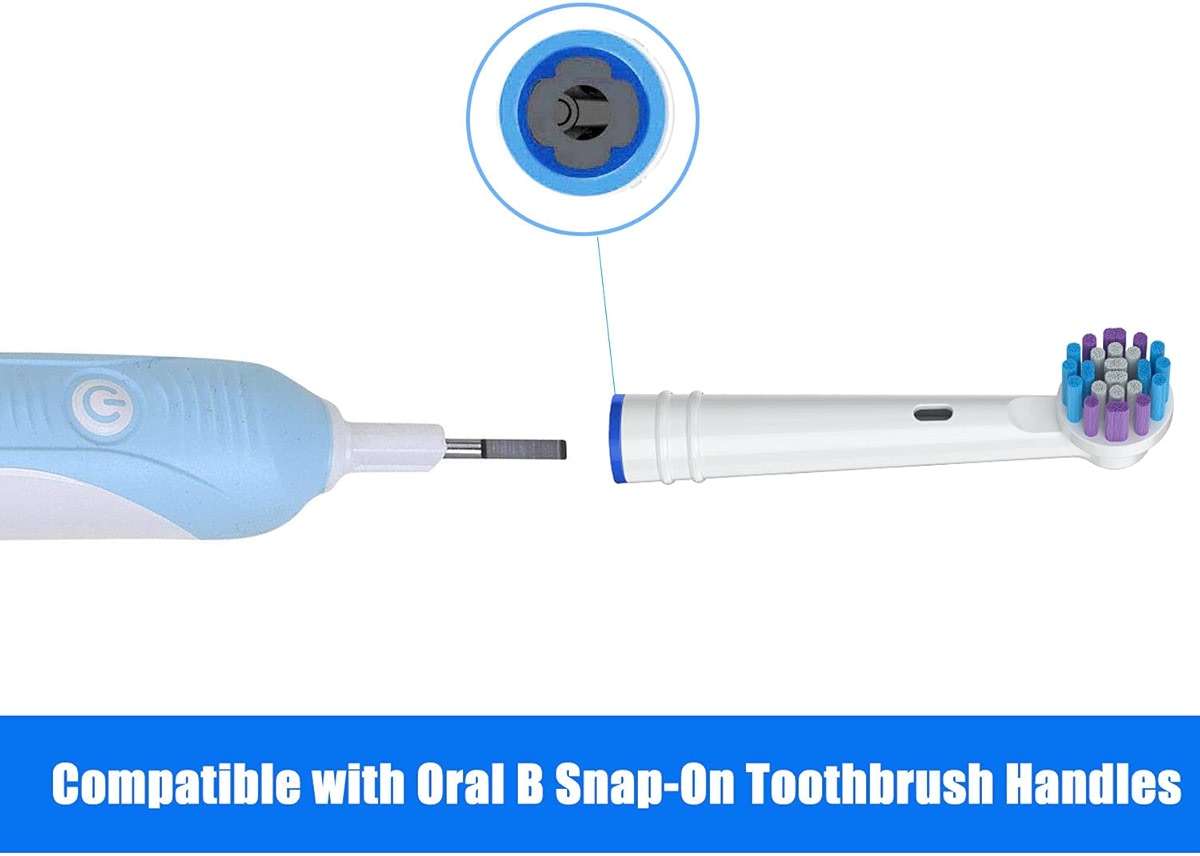 Replacement Toothbrush Heads for Oral-B, 4 Pack Replacement Heads Compatible with Oral B Braun Electric Toothbrush, 1 Count (Pack of 4) - Image 5