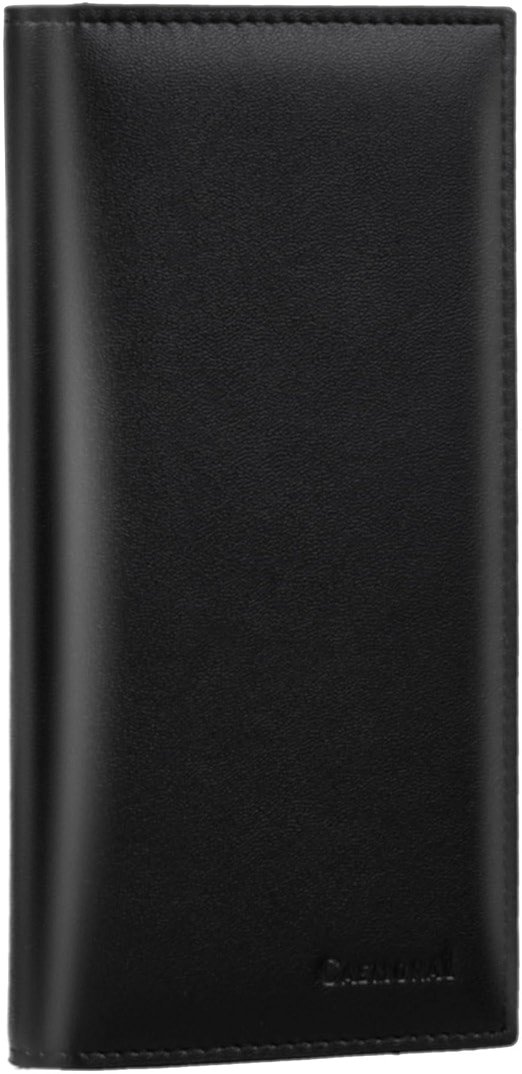 CASMONAL Premium Leather Checkbook Cover for Men and Women Checkbook Holder Wallet RFID Blocking - Product Image
