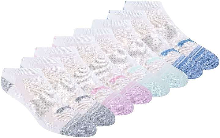 PUMA Women's 8 Pack Low Cut Socks - Image 1