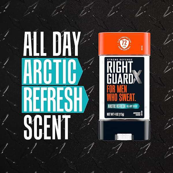 Right Guard Xtreme Defense Antiperspirant Deodorant Gel, Arctic Refresh Scent - 5-in-1 Deodorant Men Can Trust, 72-Hour Odor Control Invisible Gel for Men, 4 oz (4 Pack) - Image 7
