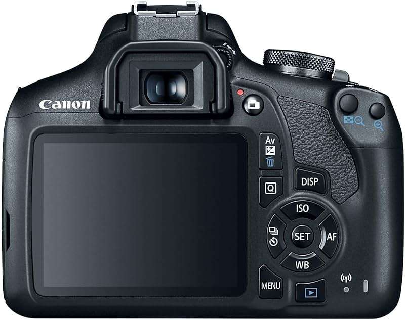 Canon EOS Rebel T7 DSLR Camera with 18-55mm Lens (Black) (Renewed) - Image 4
