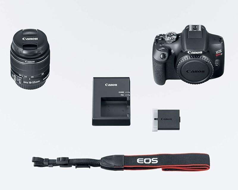 Canon EOS Rebel T7 DSLR Camera with 18-55mm Lens (Black) (Renewed) - Image 6