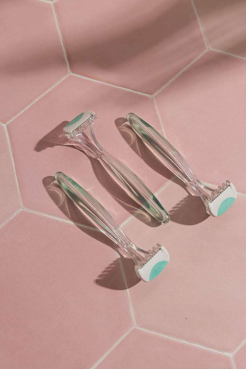 About Body Bikini Shavers - 3 Gentle Beauty Groomers, Japanese Steel Razor Ideal for Shaving, Exfoliating and Trimming Intimate Areas, Skin-Soothing Aloe Moisture Pad Gently Glides Along Skin - Image 10