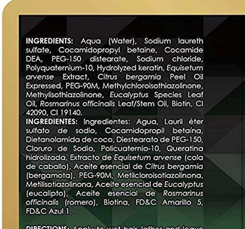 ALAZÁN SHAMPOO OF HORSE FOR HUMAN USE, WITH BERGAMOT, BIOTIN, AND KERATIN. SHAMPOO DE CABALLO ALAZAN CON BERGAMOTA, BIOTINA Y QUERATINA. - Image 7