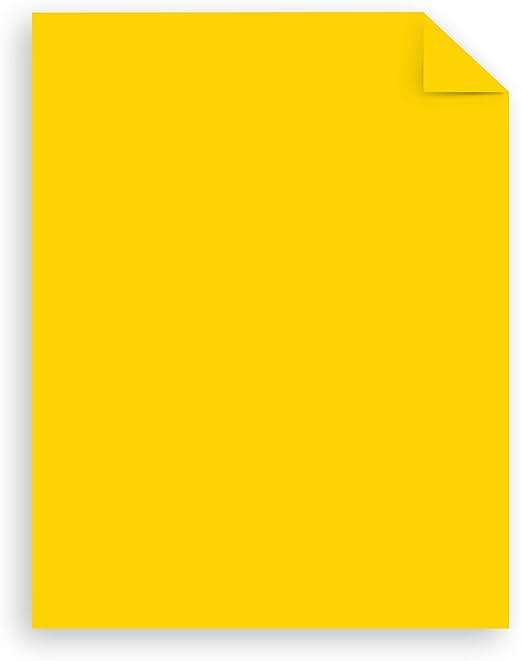Astrobrights Mega Collection, Colored Paper, Bright Yellow, 625 Sheets, 24 lb/89 gsm, 8.5" x 11" - MORE SHEETS! (91618) - Image 3