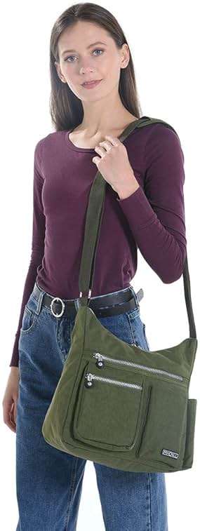 MHCNLL Crossbody Bag with Anti Theft RFID Pocket - Women Lightweight Water-Resistant Purse - Image 3