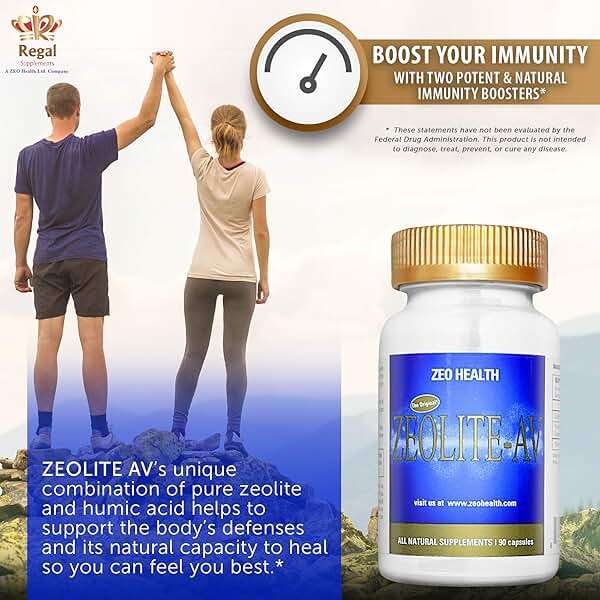 Zeolite–AV Capsules | Potent Immune System Booster with Humic Acid | Restore Trace Minerals, Replenish Electrolytes, & Detox Support| Promotes Energy, Restful Sleep & Mental Clarity (90 Count) - Image 2