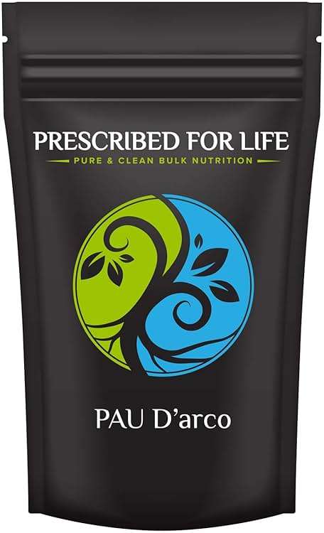 Prescribed For Life PAU D'Arco Powder | Taheebo Fine Bark Powder for PAU D'Arco Tea | Natural, Gluten Free, Vegan, Non-GMO, Soy Free | Tabebuia impetiginosa (1 kg / 2.2 lb) - Image 1