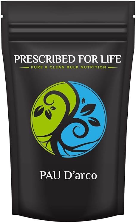 Prescribed For Life PAU D'Arco Powder | Taheebo Fine Bark Powder for PAU D'Arco Tea | Natural, Gluten Free, Vegan, Non-GMO, Soy Free | Tabebuia impetiginosa (1 kg / 2.2 lb) - Product Image