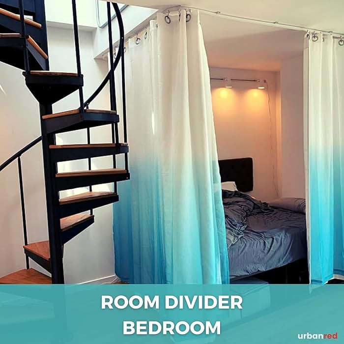 UrbanRed Flexible Bendable Ceiling Curtain Track, 16.4 ft (5 m), Mount for Rail with Curtain Tracks System, Room Divider, Curtains Rod, RV Ceiling Track for Curtains, White - Image 6