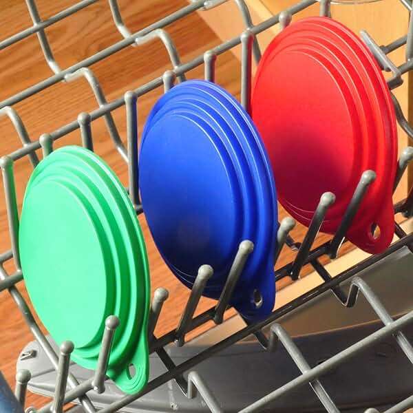 Keep Your Dog and Cat Food Fresh - Pet Food Can Cover Lids - Made in USA, Sold by Vets - Fits Small, Medium and Large Cans - BPA-Free - Image 4