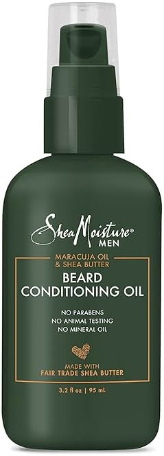 SheaMoisture Beard Conditioning Oil for a Full Beard Maracuja Oil and Shea Butter to Moisturize and Soften 3.2 oz - Product Image