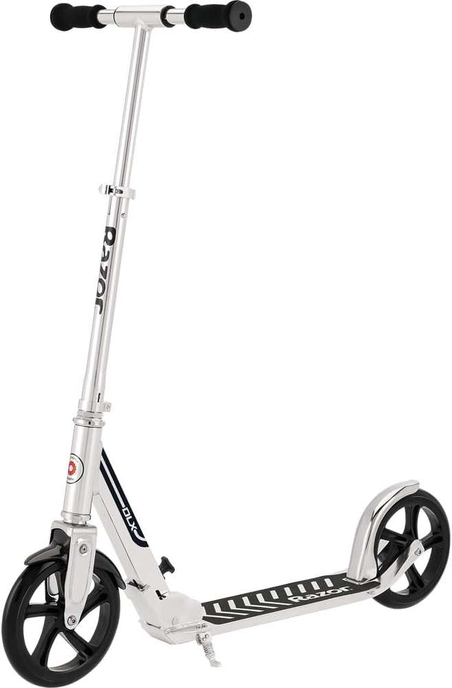 Razor A5 DLX Kick Scooter for Kids Ages 8+ - 8" Urethane Wheels, Foldable, Anti-Rattle Handlebars, for Riders up to 220 lbs - Image 1