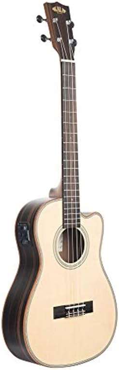 Solid Spruce Striped Ebony Baritone Cutaway w/EQ - Image 1