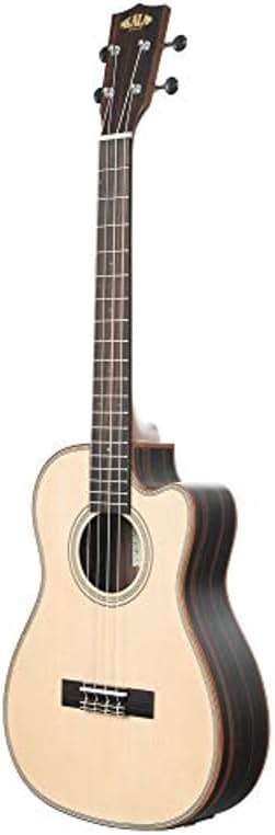 Solid Spruce Striped Ebony Baritone Cutaway w/EQ - Image 2