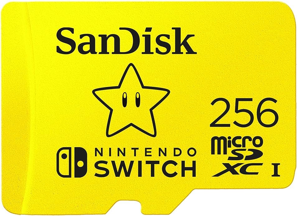 SanDisk 256GB microSDXC-Card, Licensed for Nintendo-Switch - SDSQXAO-256G-GNCZN - Product Image