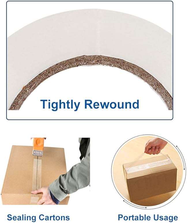 P PERFECTAPE Heavy Duty Packing Tape 36 Rolls, Total 2160Y, Clear, 2.7 mil, 1.88 inch x 60 Yards, Ultra Strong, Refill for Packaging and Shipping - Image 5