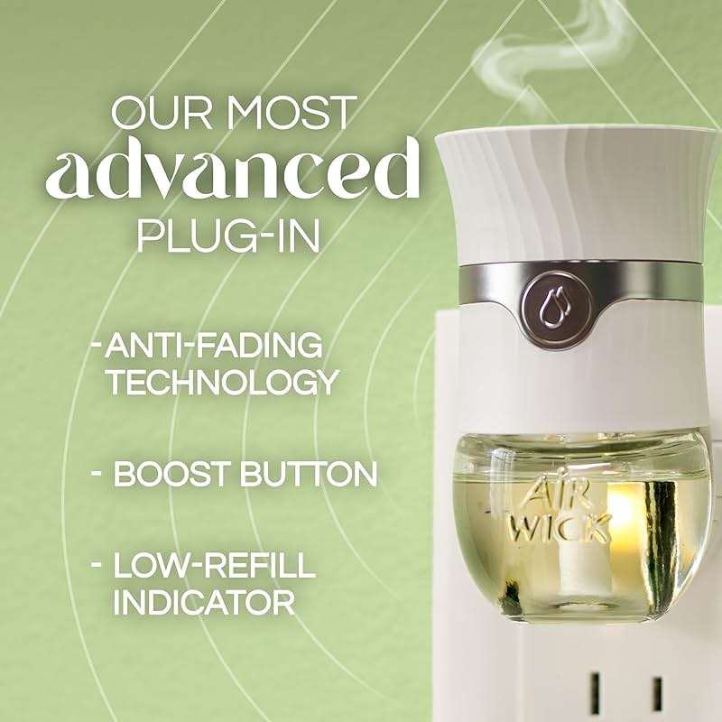 Air Wick Plug in Scented Oil Starter Kit, 2 Warmers + 6 Refills, Lavender & Chamomile, Eco Friendly, Essential Oils, Air Freshener - Image 4