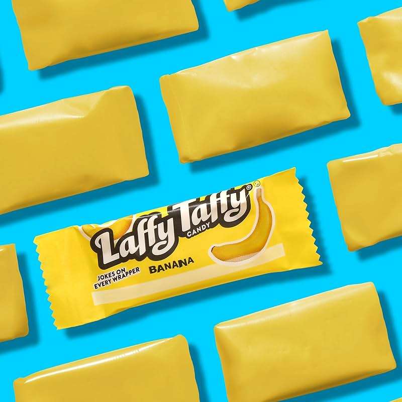 Laffy Taffy Mini Bar Bag, Banana, Chewy Taffy Candy, 3.5 oz - Image 3