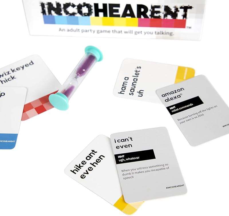 Incohearent, The Guess The Gibberish Party Game By Relatable, A Funny Card Game For Adults, Includes 400 Cards, Instructions, And 1 Sand Timer, Fun for Friendsgiving, or a White Elephant Gift - Image 10