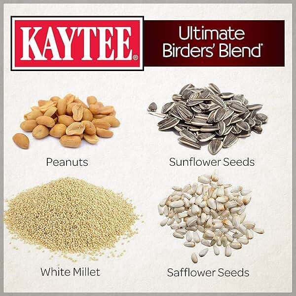 Kaytee Ultimate Birder's Blend Food, Wild Bird Seed For Grosbeaks, Cardinals, Nuthatches, Woodpeckers & More Outside Feeders, 10 Pound - Image 3