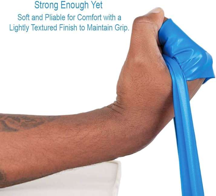 Pack of 5 Latex-Free Norco Rainbow Resistance Bands Set. Multi-Pack Includes Levels 1-5 (Light - Super Heavy). No Powder, No Odor. 5 Ft. Single Lengths Physical Therapy, Gym, Home Exercise Routine. - Image 3